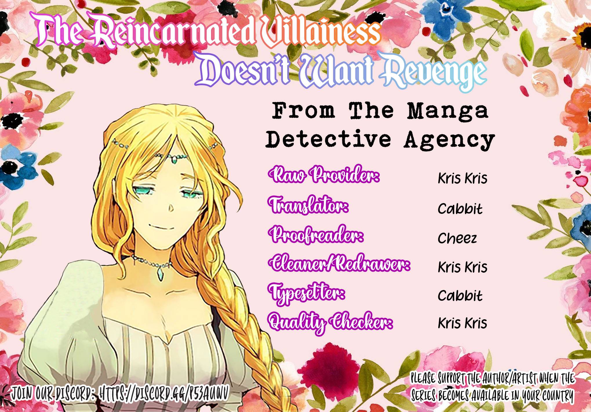 The Reincarnated Villainess Doesn't Want Revenge Chapter 1.2 24